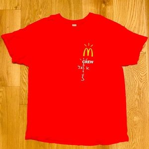 Travis Scott McDonalds Crew Cactus Jack T-Shirt